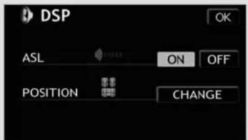 DSP ASL ON OFF POSITION CHANGE