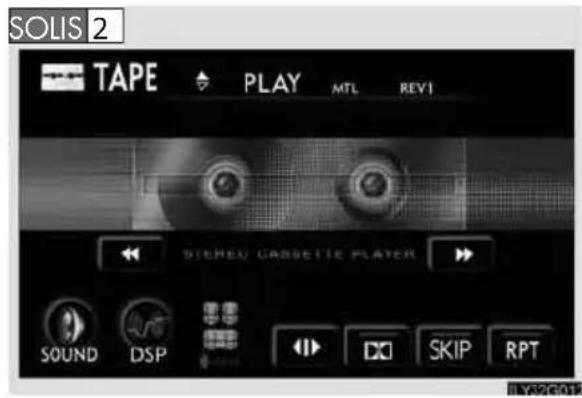 SOLIS 2 TAPE PLAY MTL REVI STHEN GASSETTE PLATER SOUND DSP SKIP RPT