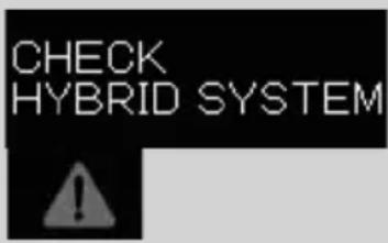 CHECK HYBRID SYSTEM