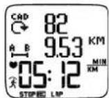 POLAR RS800CX GPS - Informatie op het display - 5
