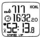 POLAR RS800CX GPS - Informatie op het display - 3