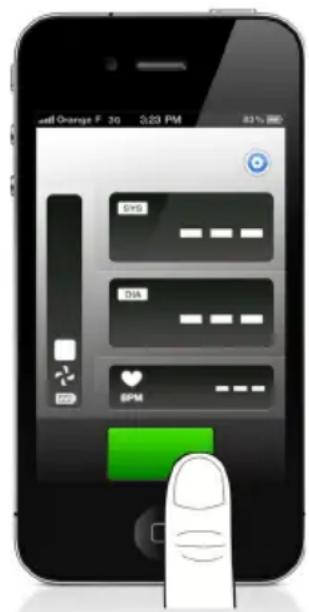 WITHINGS iPhone sphygmomanometer - Verloop van de meting - 1