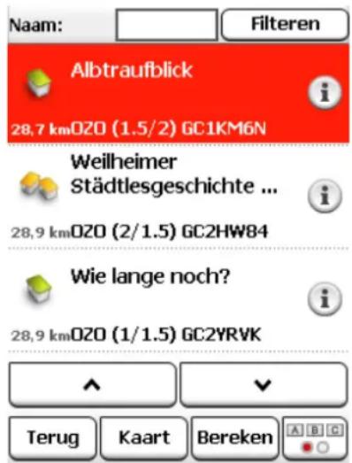 Naam: Filteren Albtraufblick 28,7 kmOZO (1.5/2) GC1KM6N Weilheimer Städtlesgeschichte ... 28,9 kmOZO (2/1.5) GC2HW84 Wie lange noch? 28,9 kmOZO (1/1.5) GC2YRVK Terug Kaart Bereken ABCG