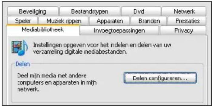 Eminent hdMEDIA - Windows Media Player 11 in een UPnP server veranderen - 1