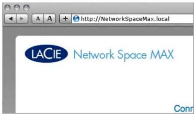 LACIE Network Space MAX Conn