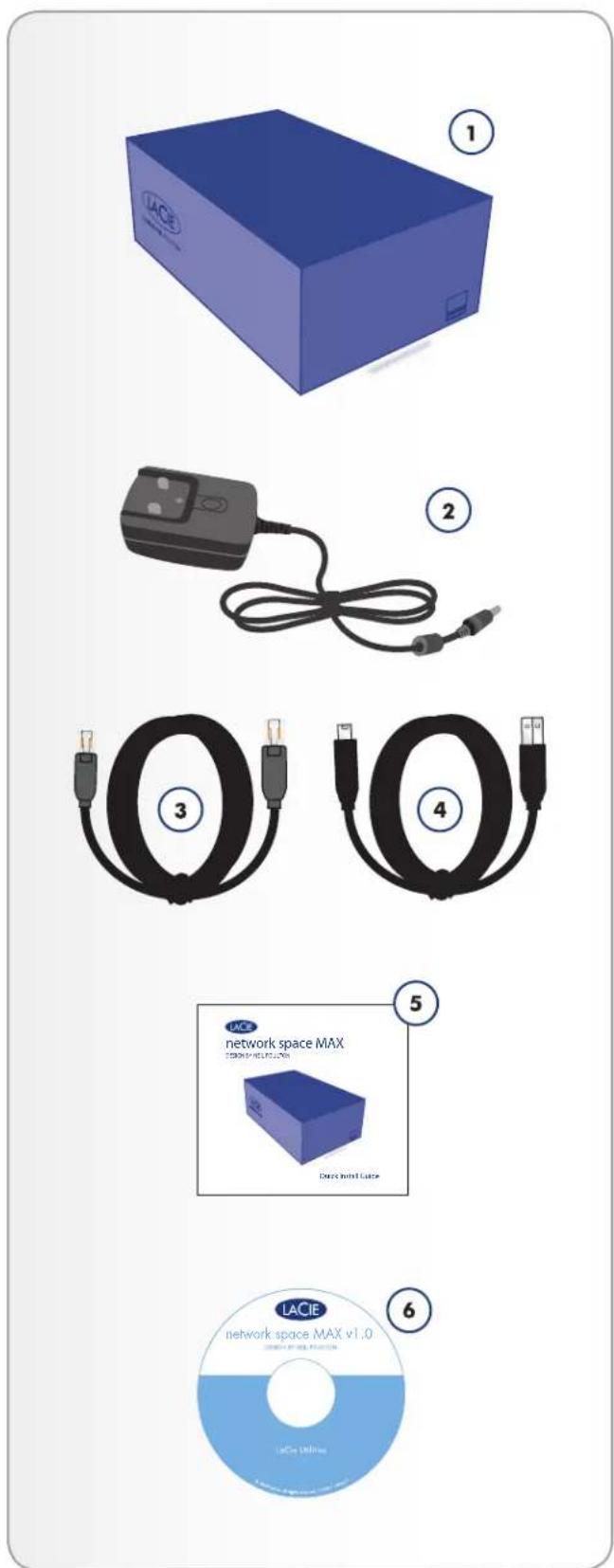 1 2 3 4 5 network space MAX DCR: 6.0 GB/1.0 GB/1.0 GB DCR: Intel Cable network space MAX v1.0 LACIE