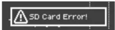 SD Card Error!