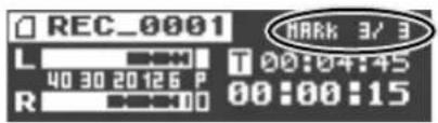 ROLAND VS-100 - Markeringen invoegen - 2