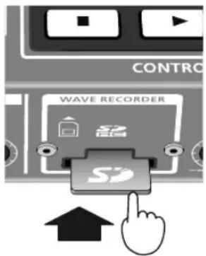 ROLAND VS-100 - SD geheugenkaarten gebruiken - 1