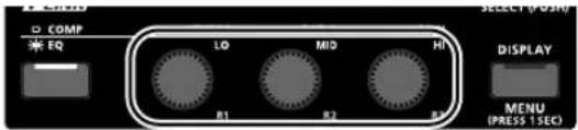 ROLAND VS-100 - De equalizers instellen - 2