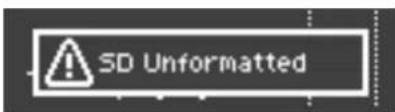 SD Unformatted