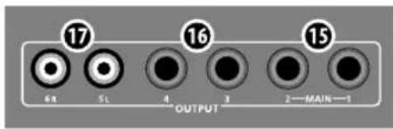 17 6 R 5 L 4 OUTPUT 3 2—MAIN—1 16 15