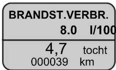 BRANDST.VERBR. 8.0 I/100 4,7 tocht 000039 km