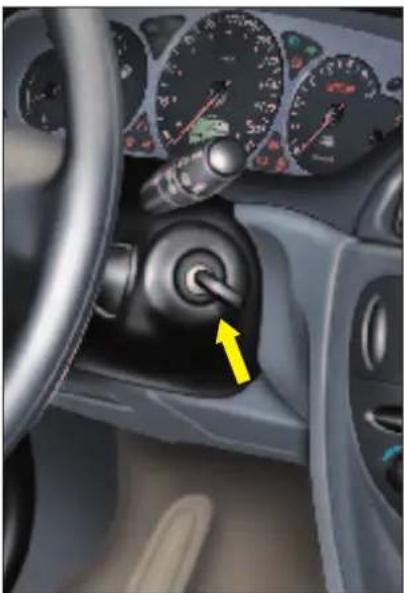 CITROEN C5 (2003) - STUURSLOT - CONTACT - STARTMOTOR - 2