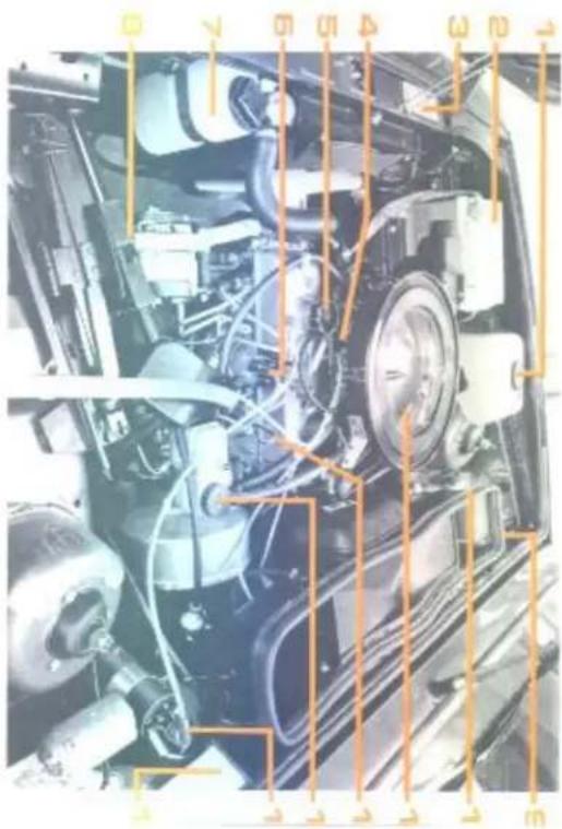 VOLVO 345 (1981) - motorruimte - 1
