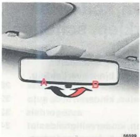 VOLVO 760 (1987) - Achteruitkijkspiegels Make-up spiegel - 1