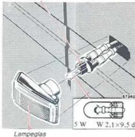 Lampeglas 5 W W 2,1×9,5 d