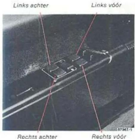 Links achter Links vóór Rechts achter Rechts vóór 57347/1