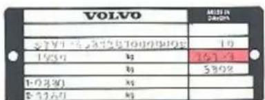 VOLVO MILDA 24/01 57 V1 - 3.75 E1008102 1950 6 5302 10030 6330 6
