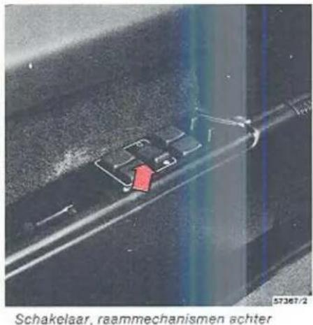 Schakelaar, raammechanismen achter 57367/2