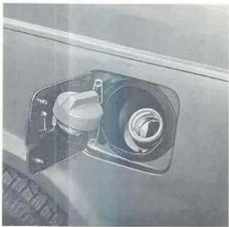 VOLVO 760 (1988) - Brandstoftankklep - 1