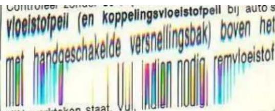 vloelstofpeil (en koppelingsvloelstofpell bij auto's met handgeschakelde versnellingsbak) boven het met handgeschakelde versnellingsbak) boven het met handgeschakelde versnellingsbak) boven het met handgeschakelde versnellingsbak) boven het