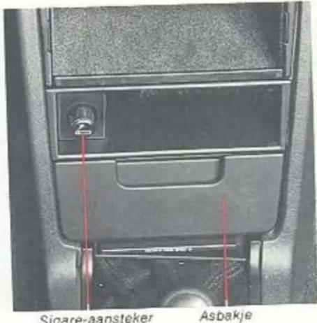 Sigare-aansteker Asbakje