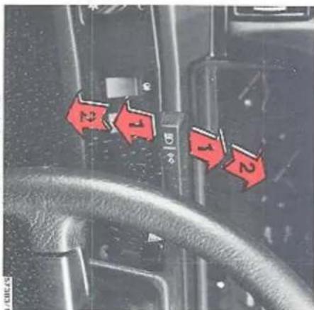 VOLVO 760 GLE Turbo (1985) - Richtingaanwijzers, groot-/dimlicht-schakelaar en grootlicht-“signaal” - 1
