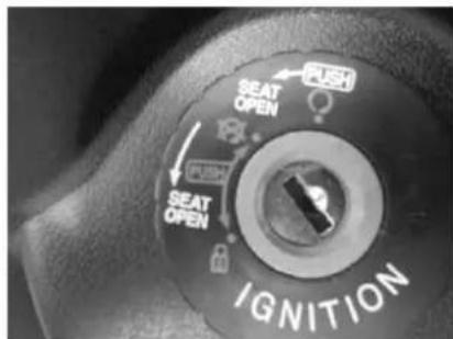 SEAT OPEN PUSH IGNITION
