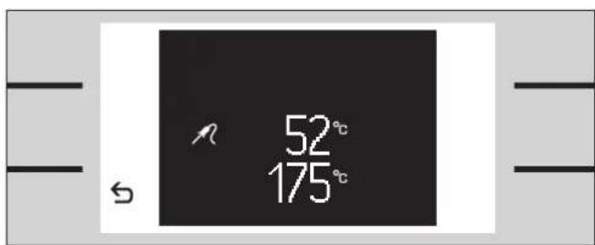 GAGGENAU BS 251 - Kerntemperatuur programmeren - 2