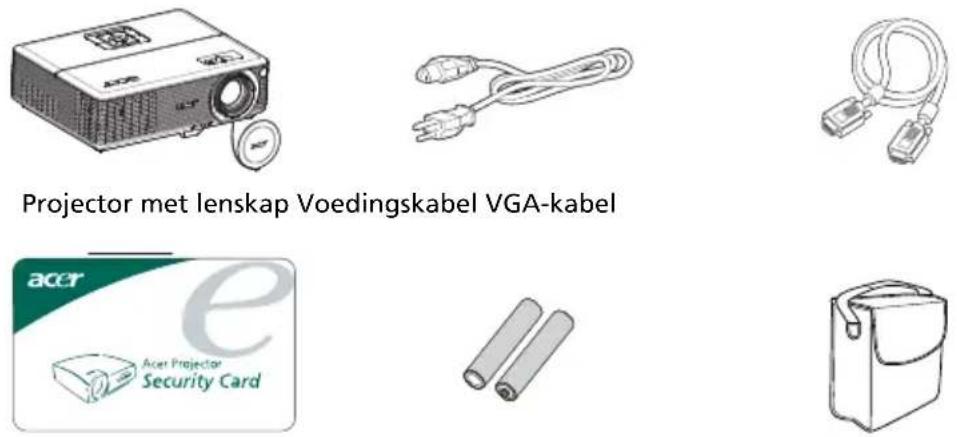 ACER P1100 - Overzicht verpakking - 1