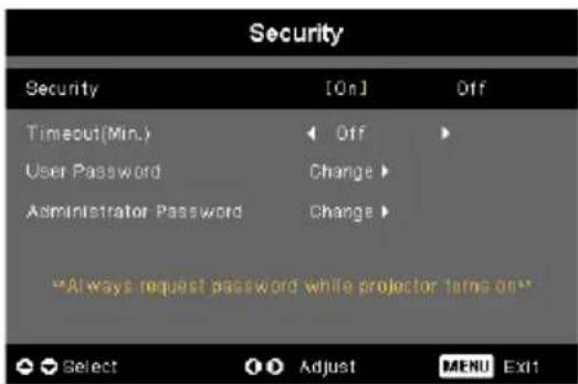 ACER PD724 - Lamp Reminding (Resterende lampduur) - 2