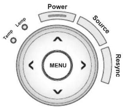 Temp Lemp Power Source Resync MENU