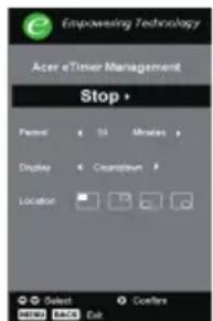 ACER PH530 - Acer eTimer Management - 1