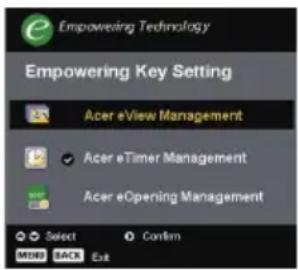 ACER PH530 - Besturingselementen - 1