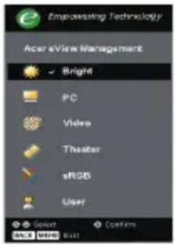 ACER PW730 - Activeringstoets - 2