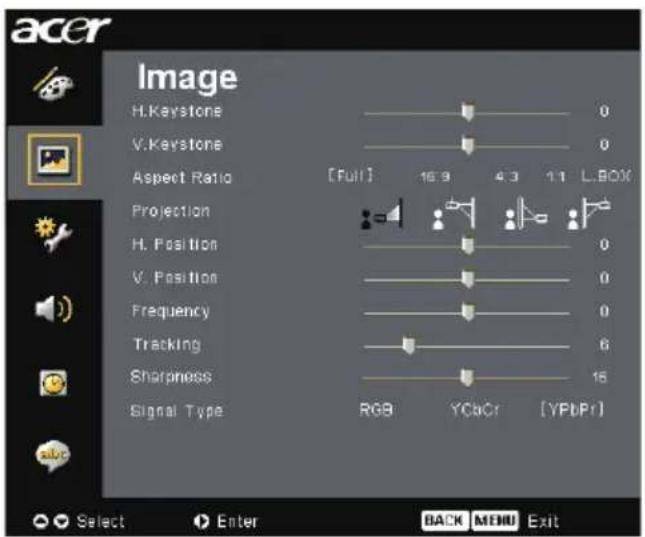 ACER PW730 - Timer Location (Timerlocatie) - 1