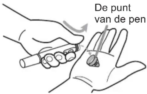 De punt van de pen