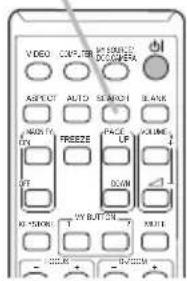 HITACHI CP-AW2519NMEF - Druk op de SEARCH-knop op de afstandsbediening. - 1