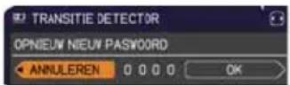 HITACHI CP-AW2519NMEF - De TRANSITIE DETECTOR inschakelen - 3