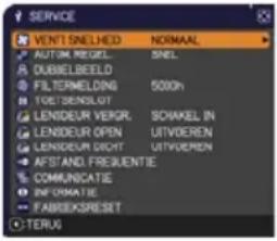 HITACHI CP-AW2519NMEF - OPTIE menu - 5