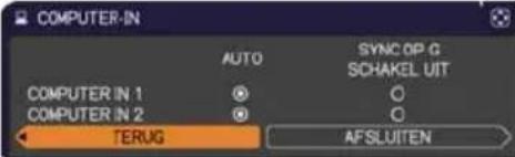 HITACHI CP-AW2519NMEF - INPUT menu - 3