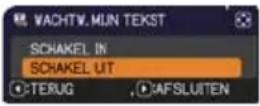 HITACHI CP-AW2519NMEF - Indien u uw paswoord bent vergeten - 1