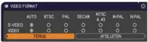 HITACHI CP-AW2519NMEF - INPUT menu - 2