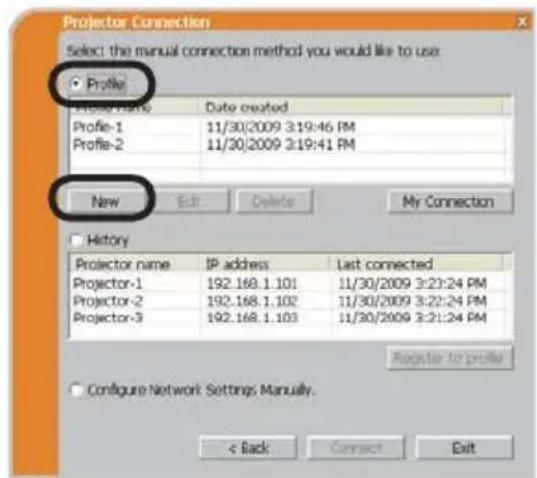 HITACHI CP-AW2519NMEF - Het maken van profielgegevens - 1