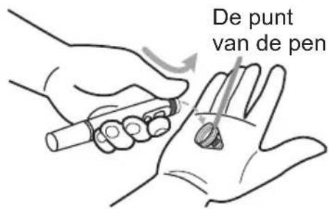 De punt van de pen