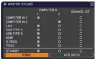 HITACHI CP-AW2519NMEF - INSTELLING menu - 6