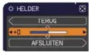 HELDER TERUG +0 AFSLUITEN