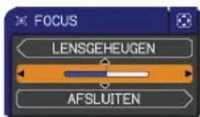 FOCUS LENSGEHEUGEN AFSLUITEN