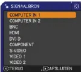 HITACHI CP-SX12000W - OPTIE menu - 5